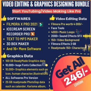Video Editing & Graphic Designing Bundle